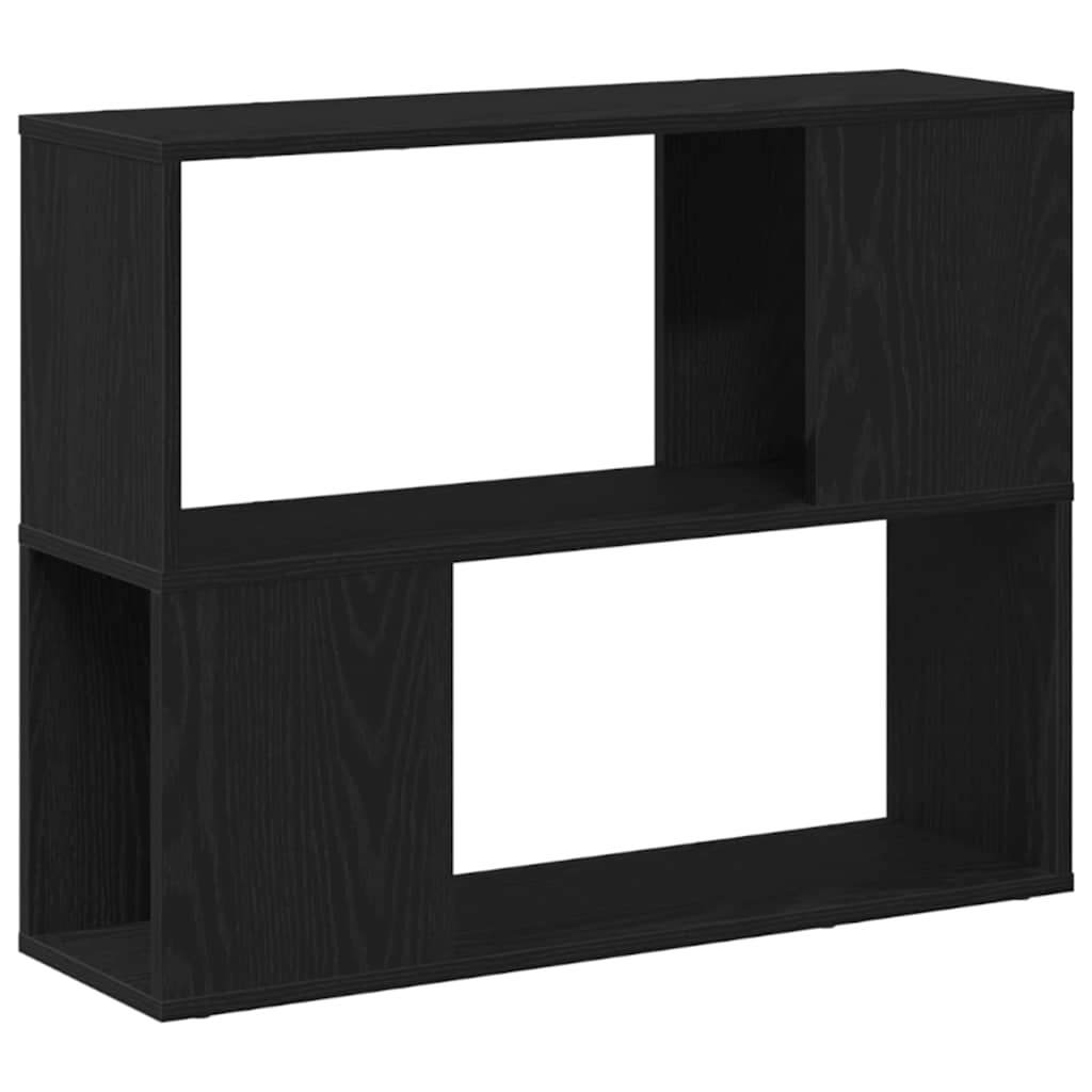 TV cabinet set Black oak 80 x 24 x 63 cm