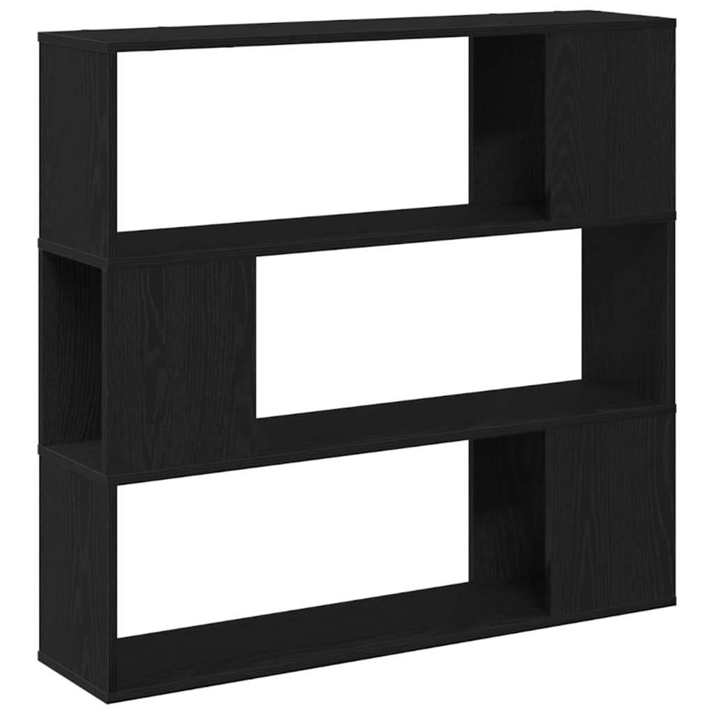 TV spintelių komplektas Juodas ąžuolas 100 x 24 x 94 cm