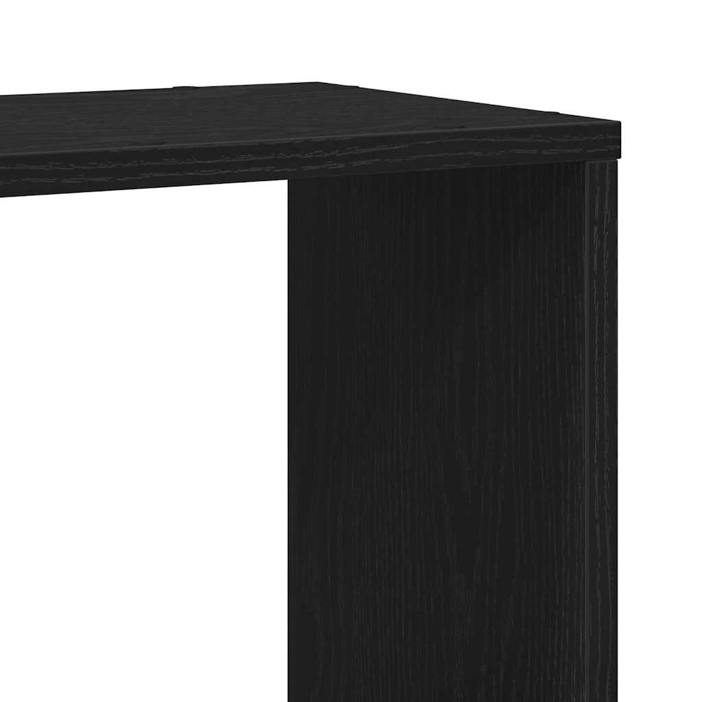 TV skapīšu komplekts Melns ozols 100 x 24 x 124,5 cm