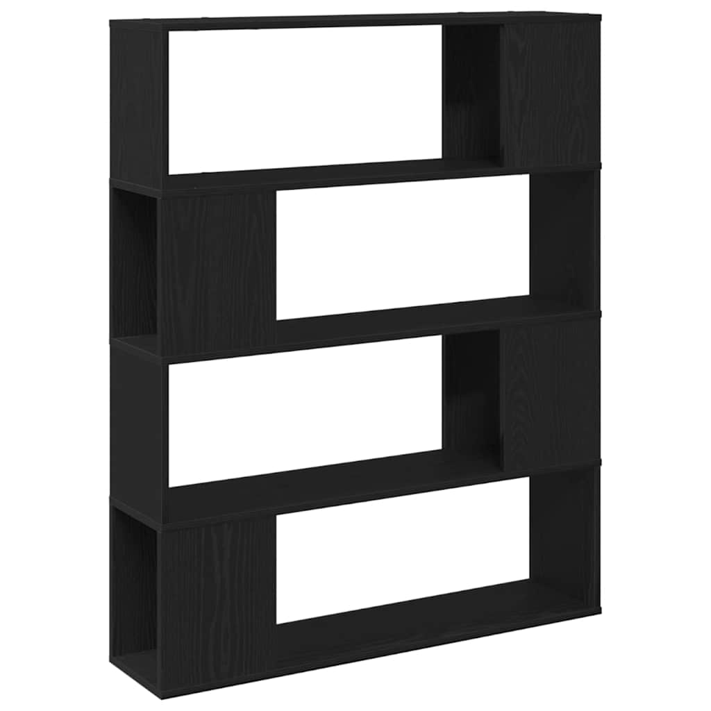 TV skapīšu komplekts Melns ozols 100 x 24 x 124,5 cm