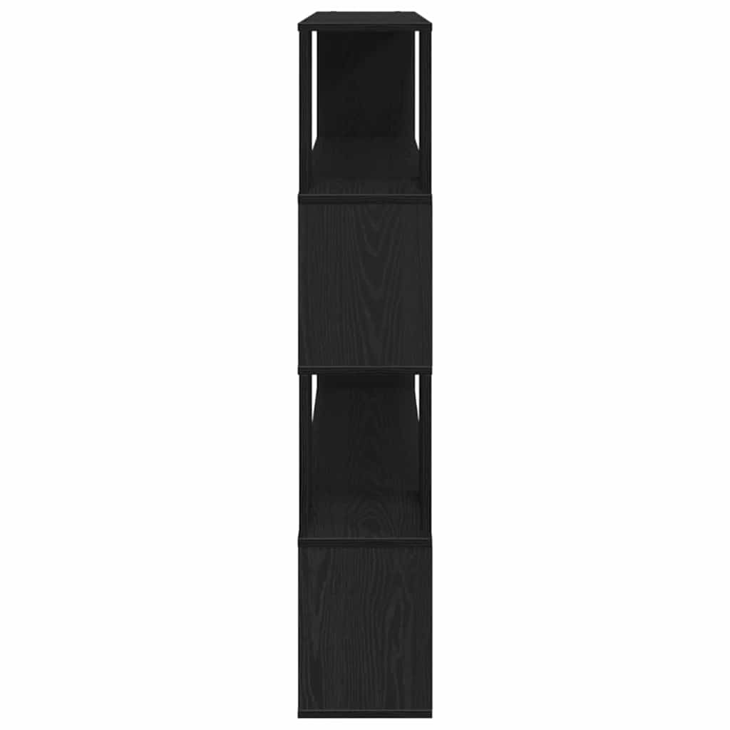 TV skapīšu komplekts Melns ozols 100 x 24 x 124,5 cm