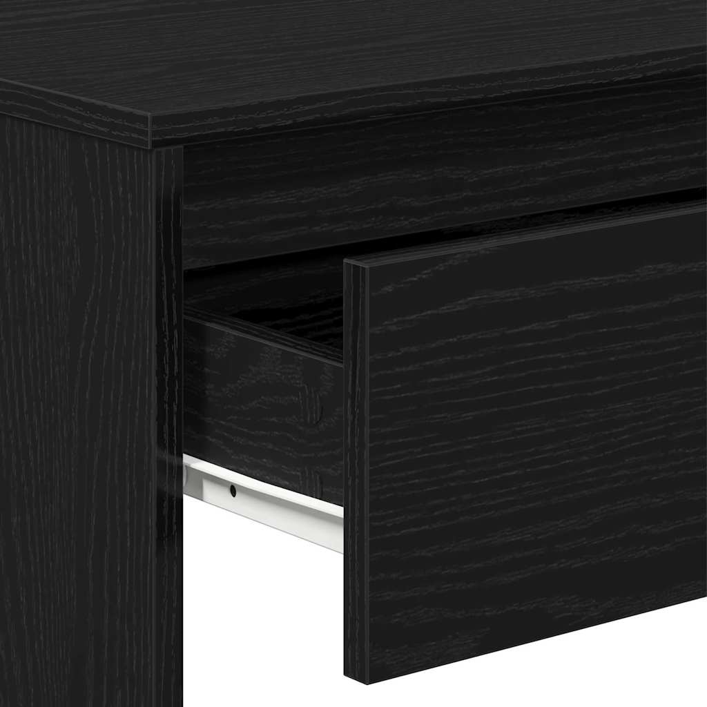 Konsolinis stalas su stalčių Juodas ąžuolas 100 x 35 x 76,5 cm