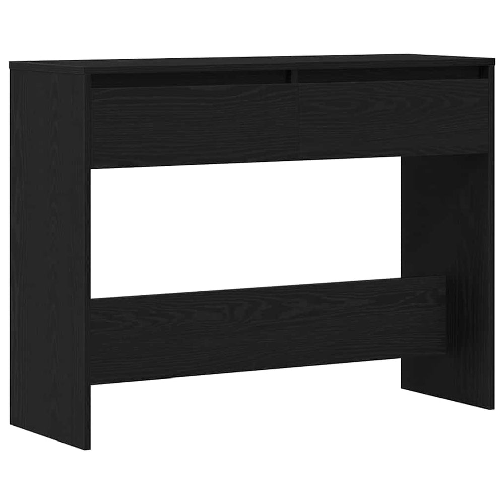 Konsolinis stalas su stalčių Juodas ąžuolas 100 x 35 x 76,5 cm