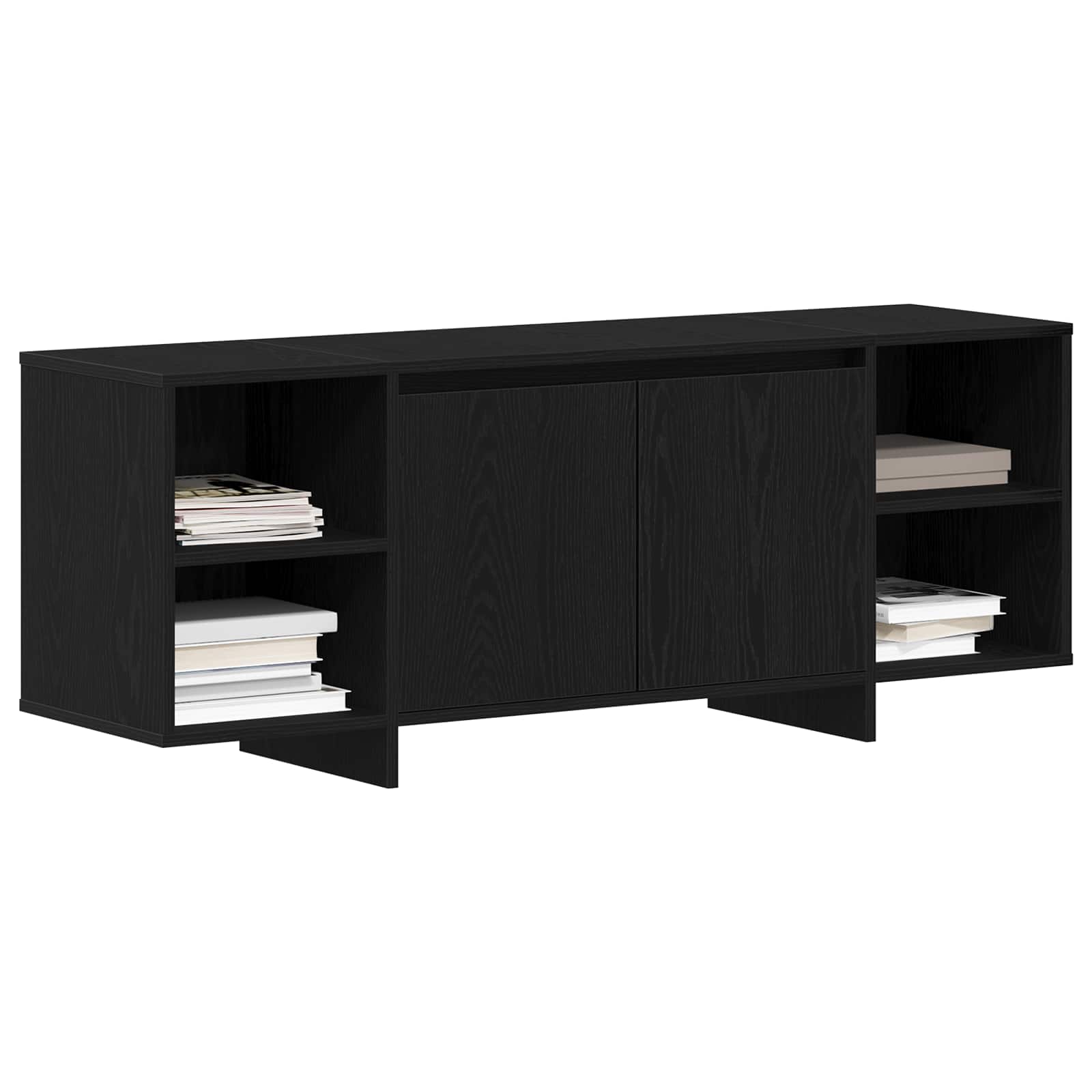 TV skapis melns ozols 120 x 30 x 40,5 cm