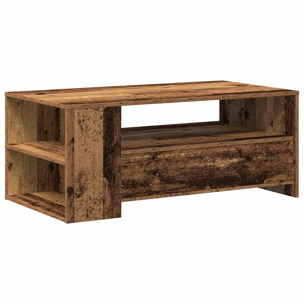 Kavos staliukas su stalčių Senovinis medis 102 x 55 x 43,5 cm