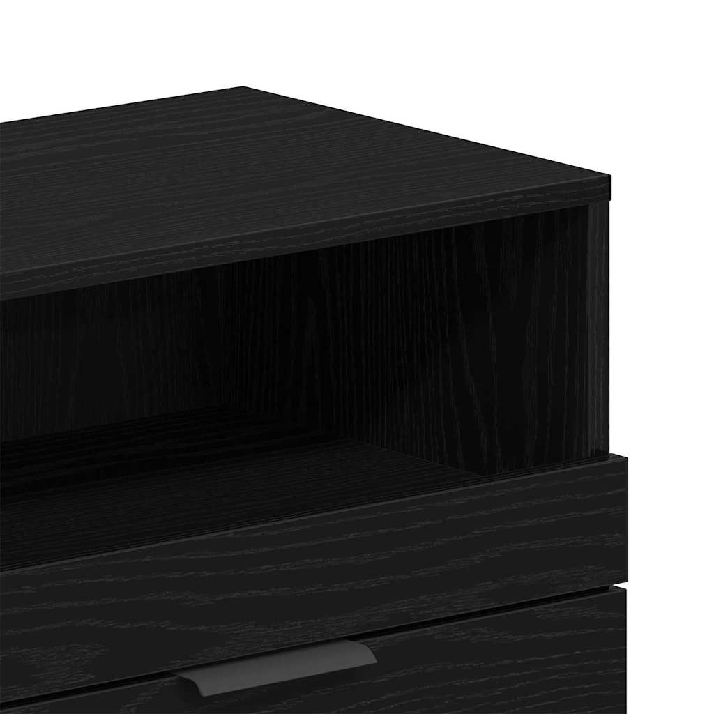 TV Cabinet with Drawers Black 150 x 33.5 x 45 cm