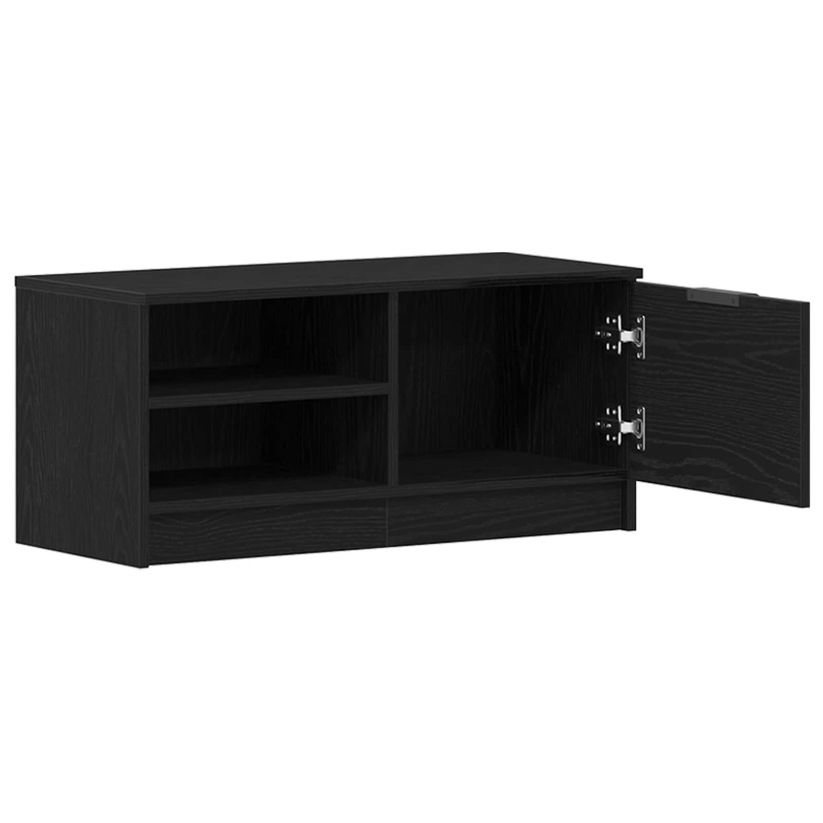 TV cabinet 2 pcs Black 80 x 35 x 36.5 cm