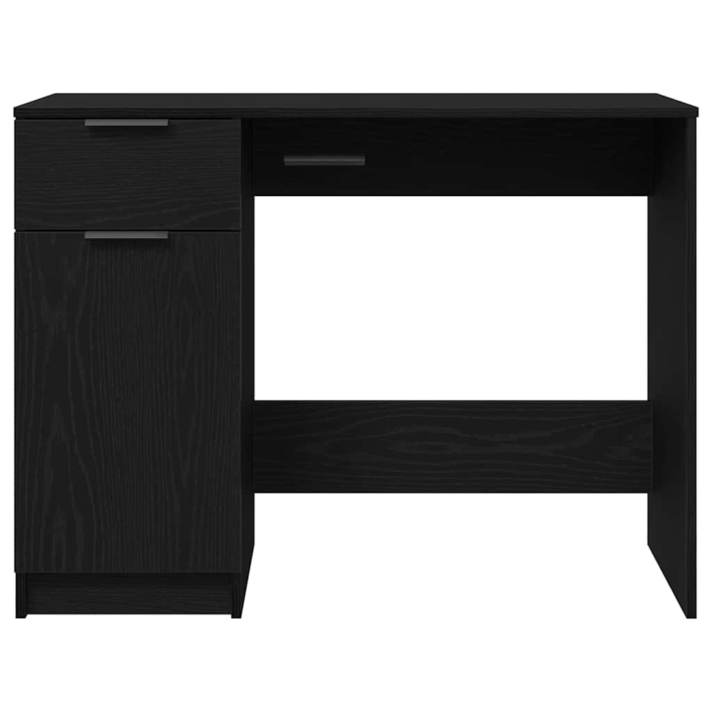 Table black oak 100 x 50 x 75 cm Engineered wood