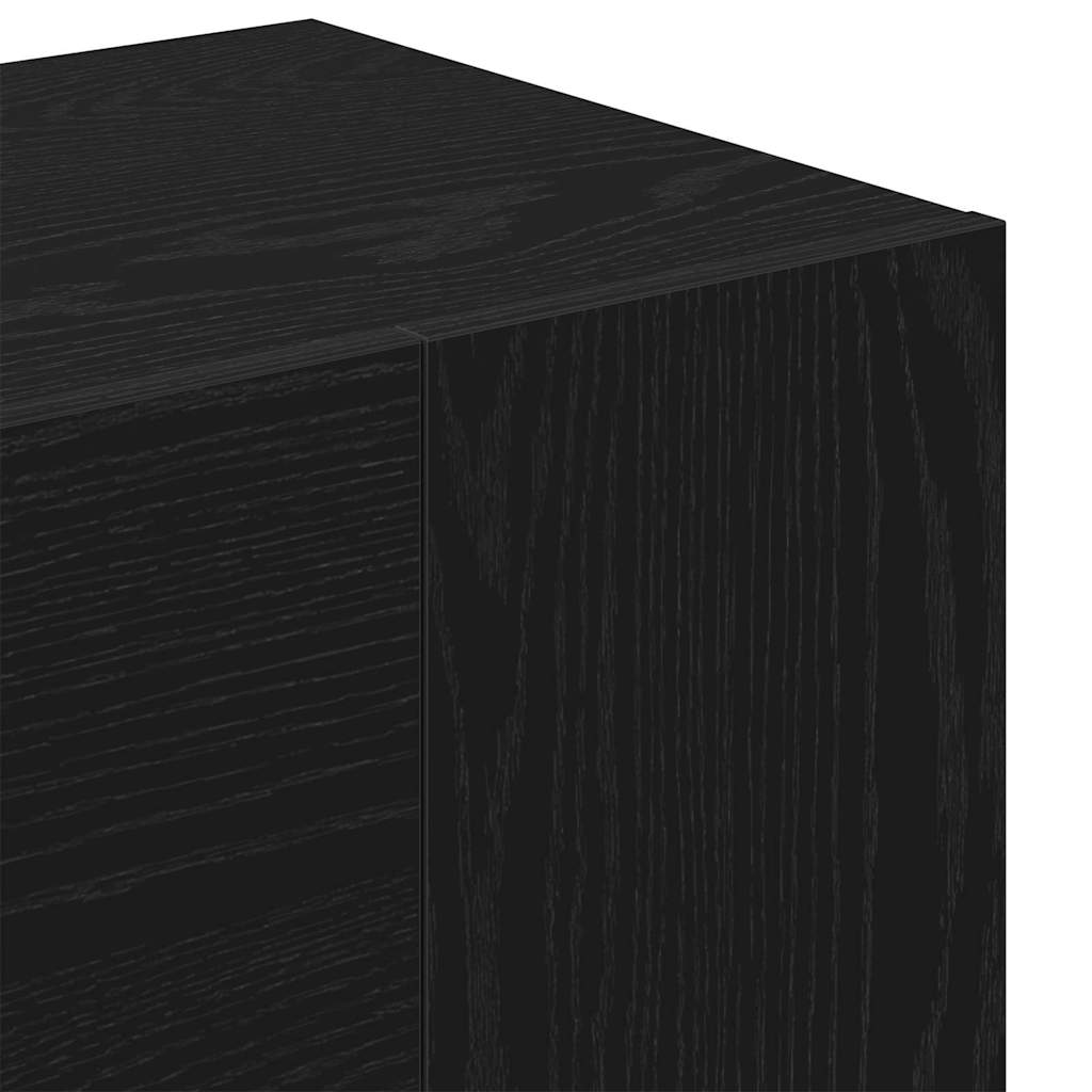 Hallway Cabinet Black Oak 97.5 x 37 x 99 cm