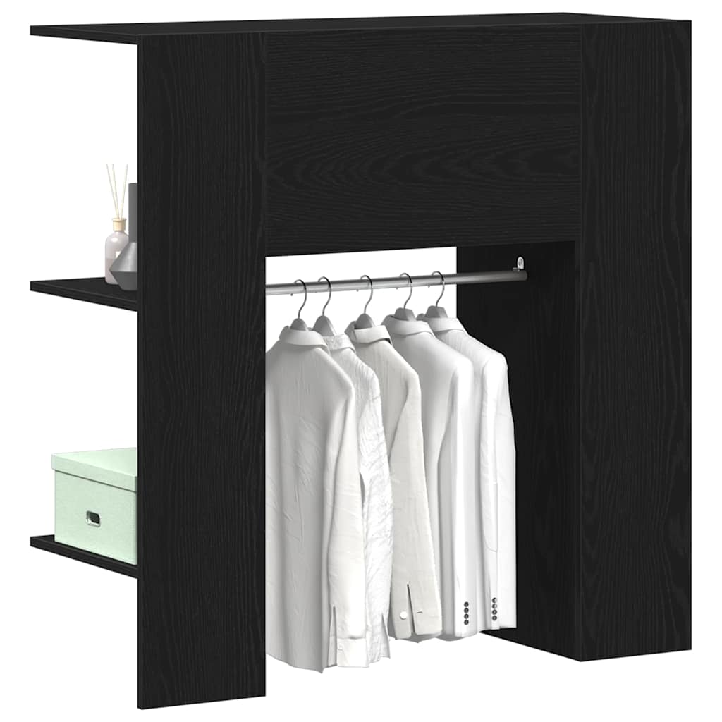 Hallway Cabinet Black Oak 97.5 x 37 x 99 cm