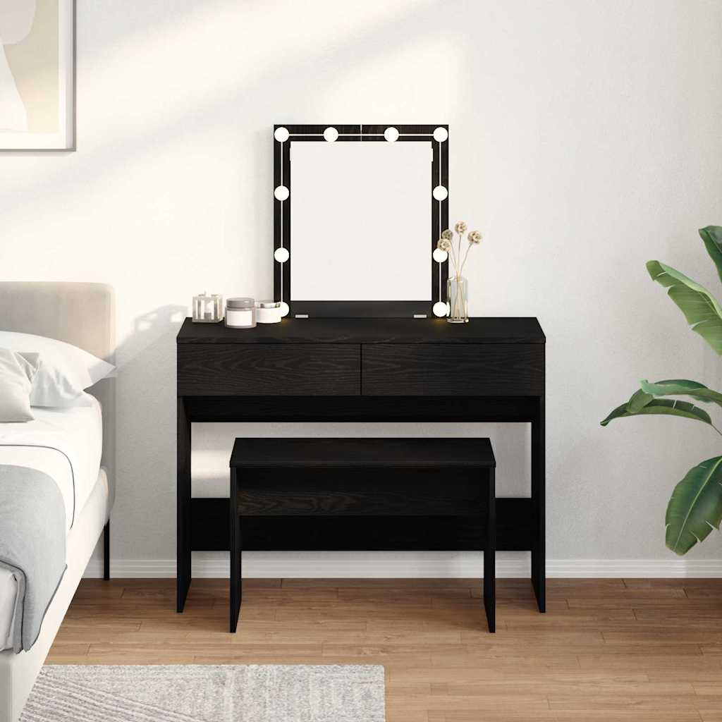 Materiāls: ozola apdare. Izmēri: 70 x 35 x 45 cm. Krāsa: melna. Apstrādāta koksne.