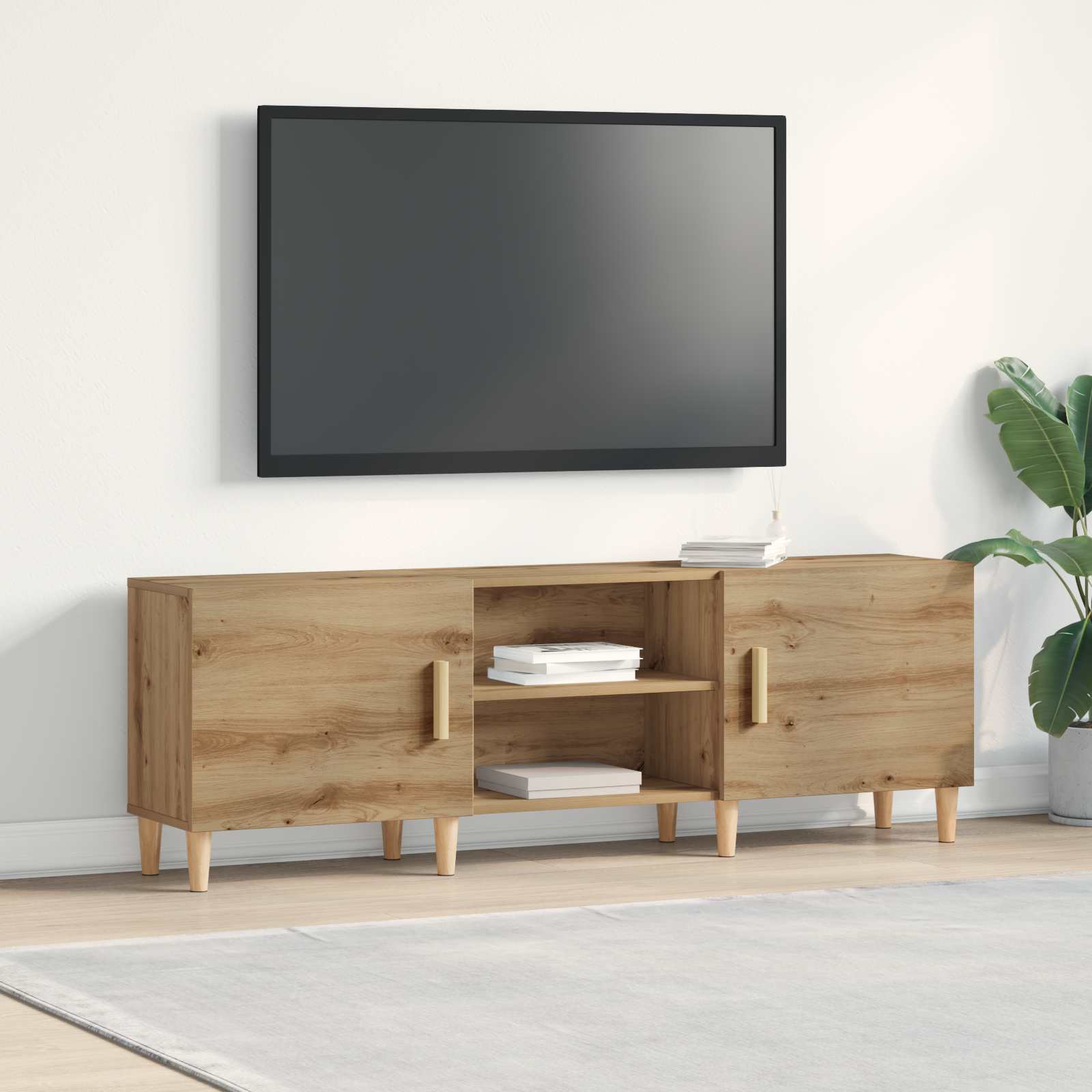 TV skapītis, amatnieku ozols, 150 x 30 x 50 cm