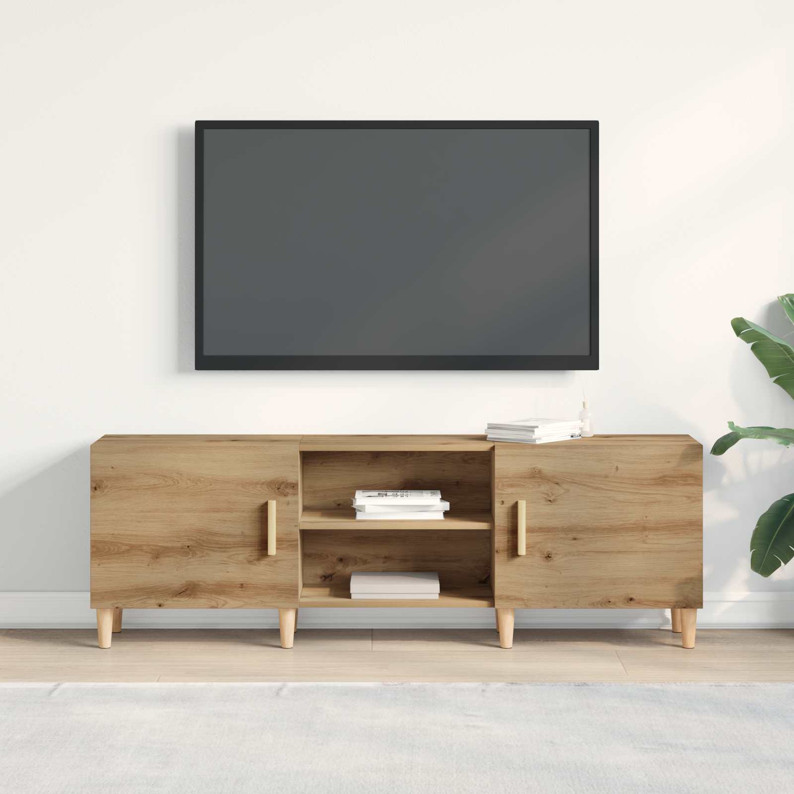 TV skapītis, amatnieku ozols, 150 x 30 x 50 cm