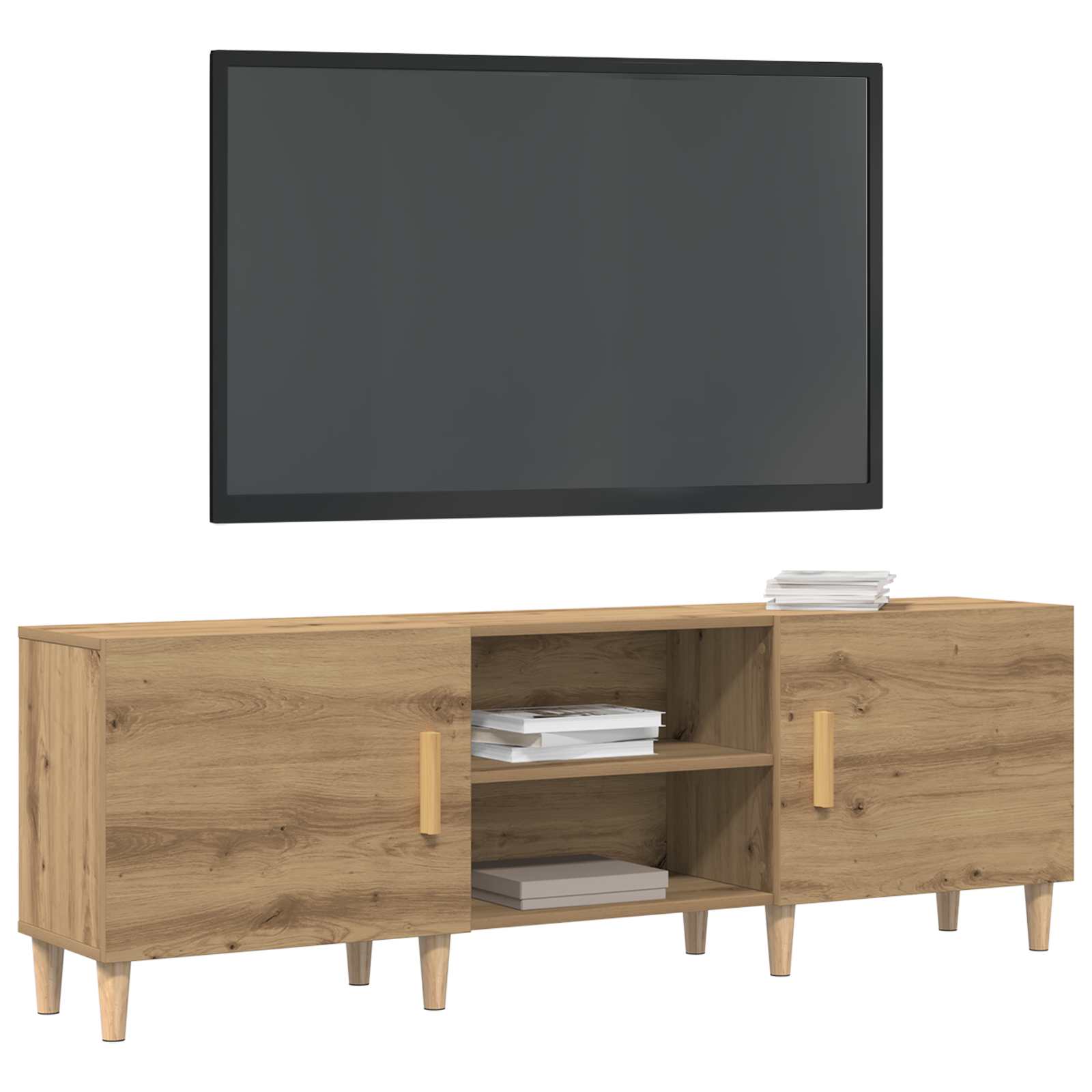 TV skapītis, amatnieku ozols, 150 x 30 x 50 cm