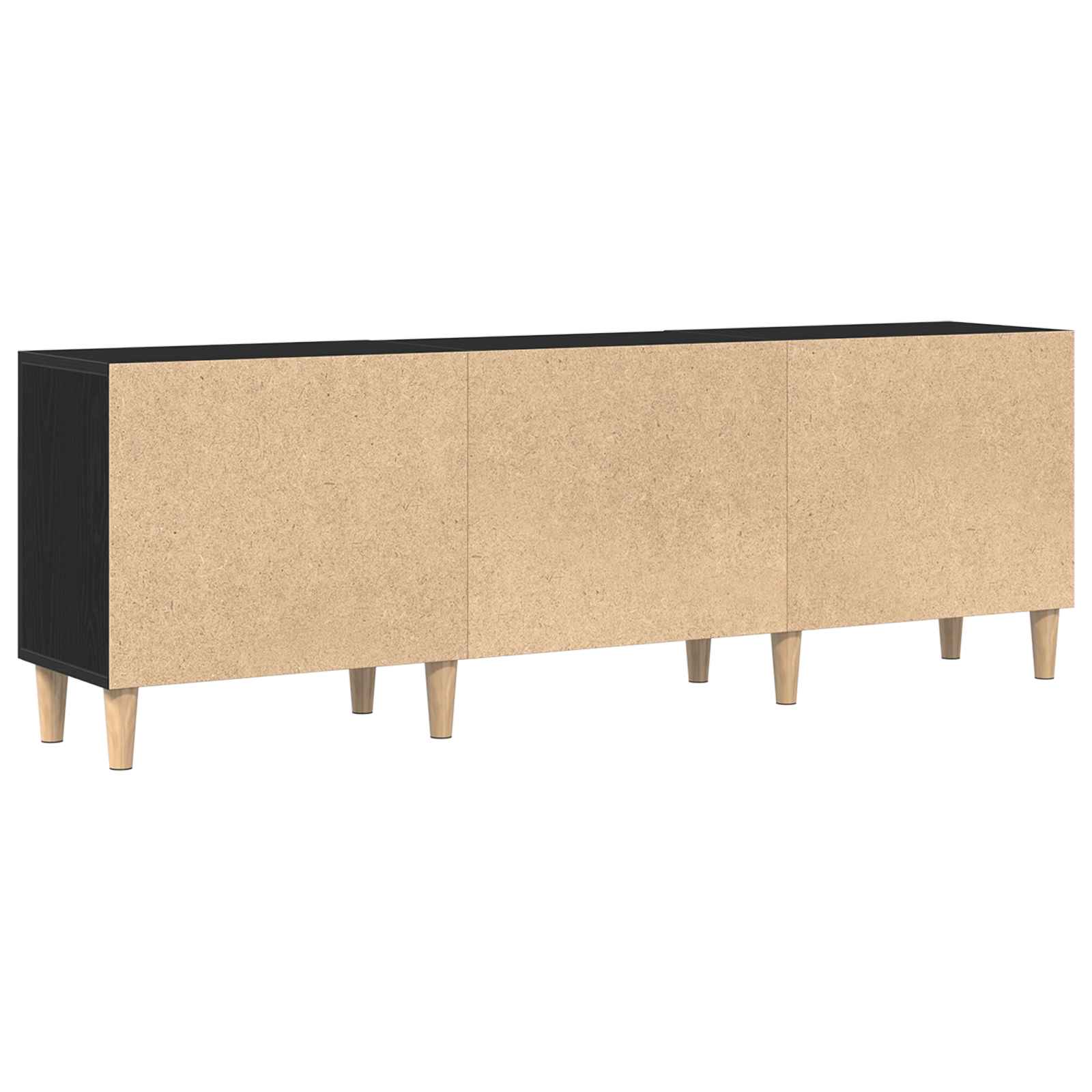 TV kabinetas juoda ąžuolo 150 x 30 x 50 cm Apdirbta mediena