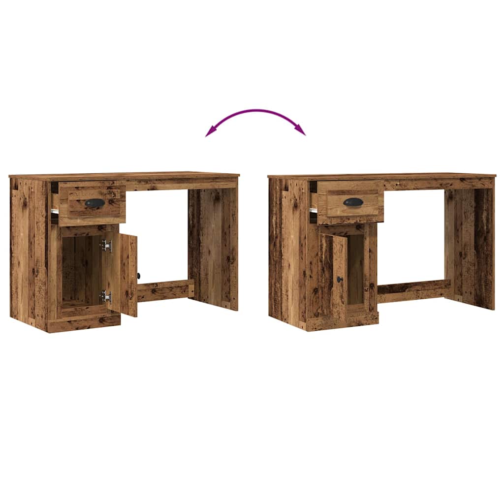 Table Antique wood 50 x 115 x 75 cm Treated wood