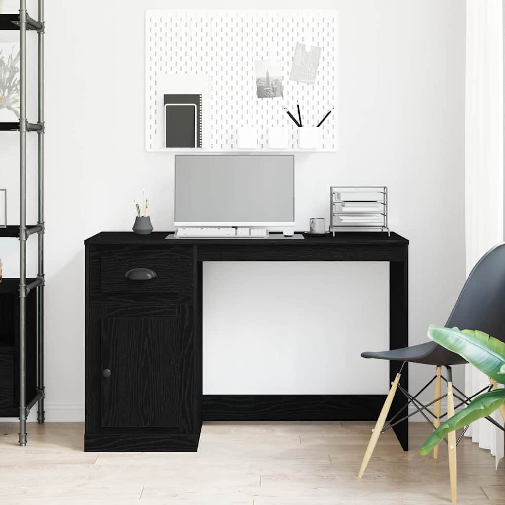 Table Black oak 50 x 115 x 75 cm Engineered wood