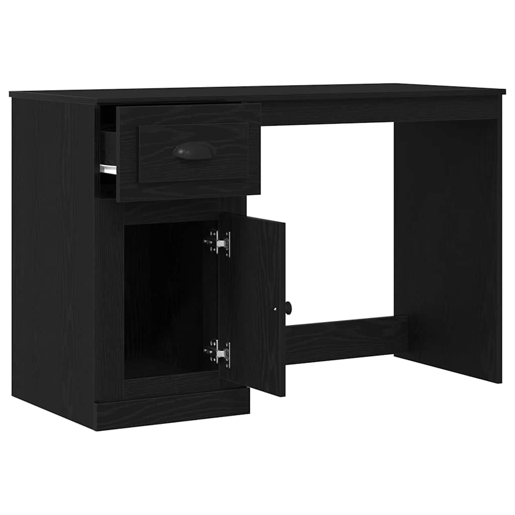 Table Black oak 50 x 115 x 75 cm Engineered wood