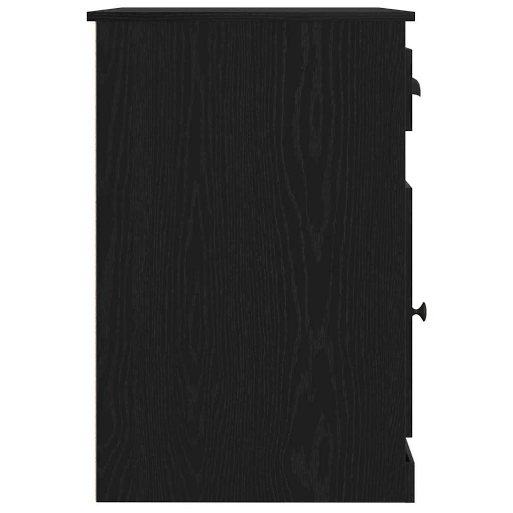 Table Black oak 50 x 115 x 75 cm Engineered wood