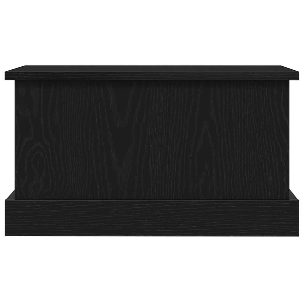 Storage box black oak 50 x 30 x 28 cm Engineered wood