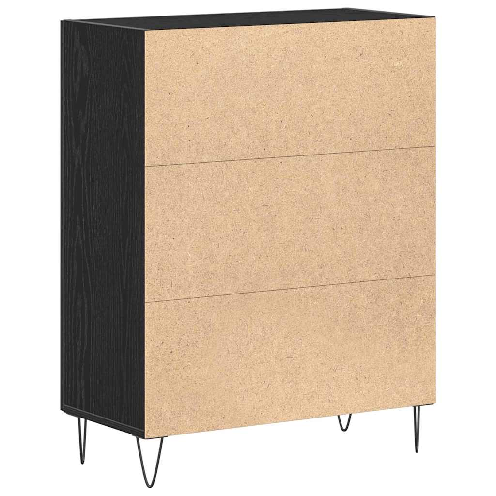 Kabala Black Oak 69.5 x 34 x 90 cm Engineered Wood