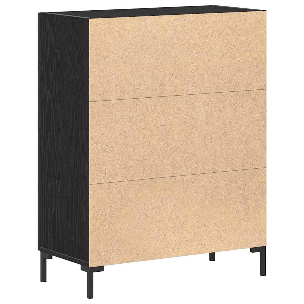 Bufetas Juodas ąžuolas 69.5 x 34 x 90 cm Apdirbta mediena