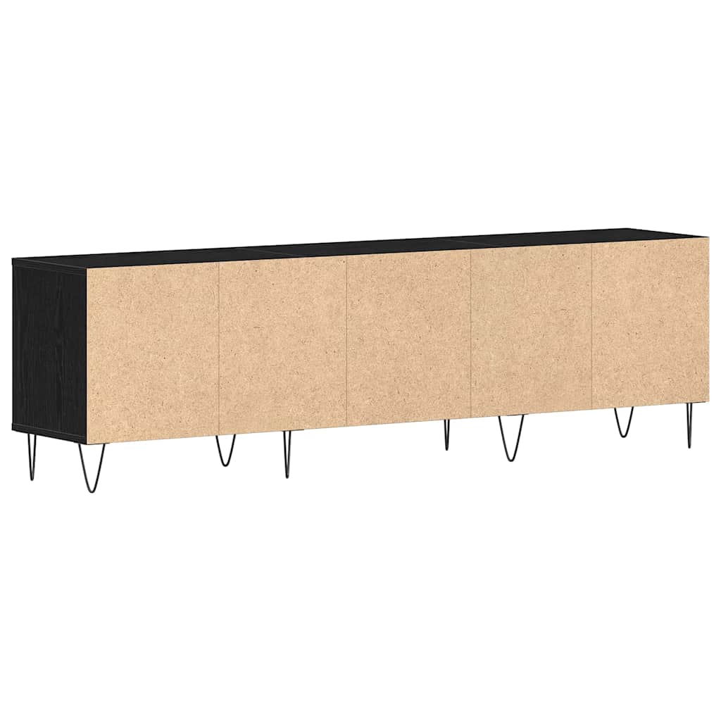 TV skapītis melns ozols 150 x 30 x 44,5 cm