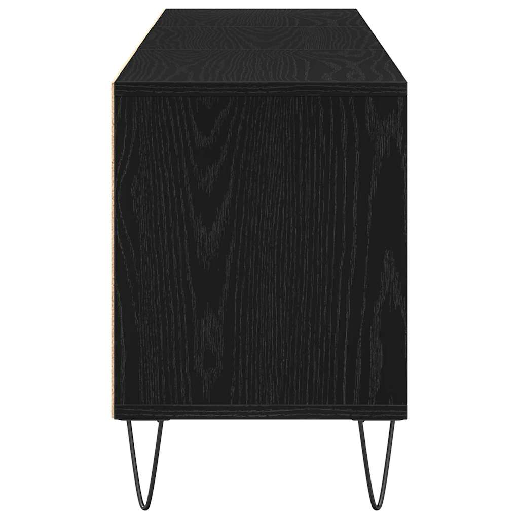 TV skapītis melns ozols 150 x 30 x 44,5 cm