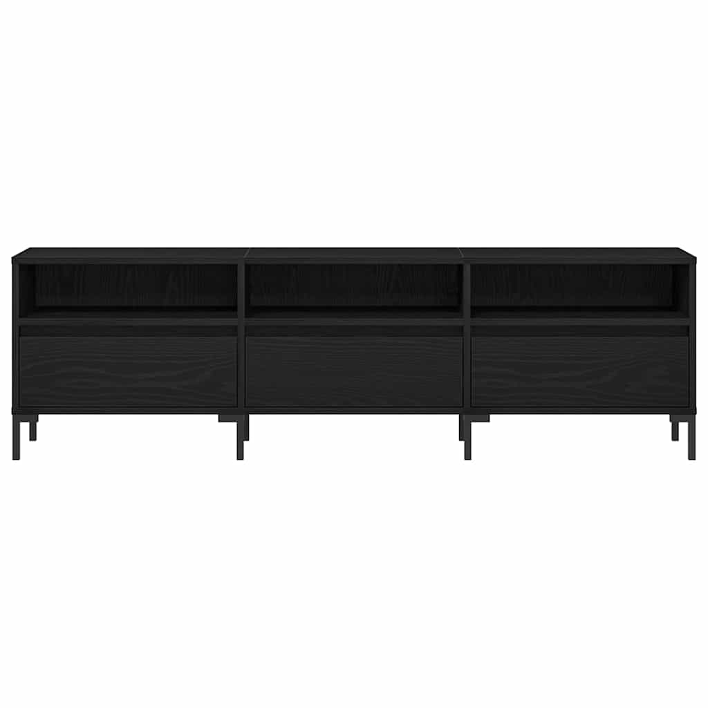 TV Cabinet Black Oak 150 x 30 x 44.5 cm