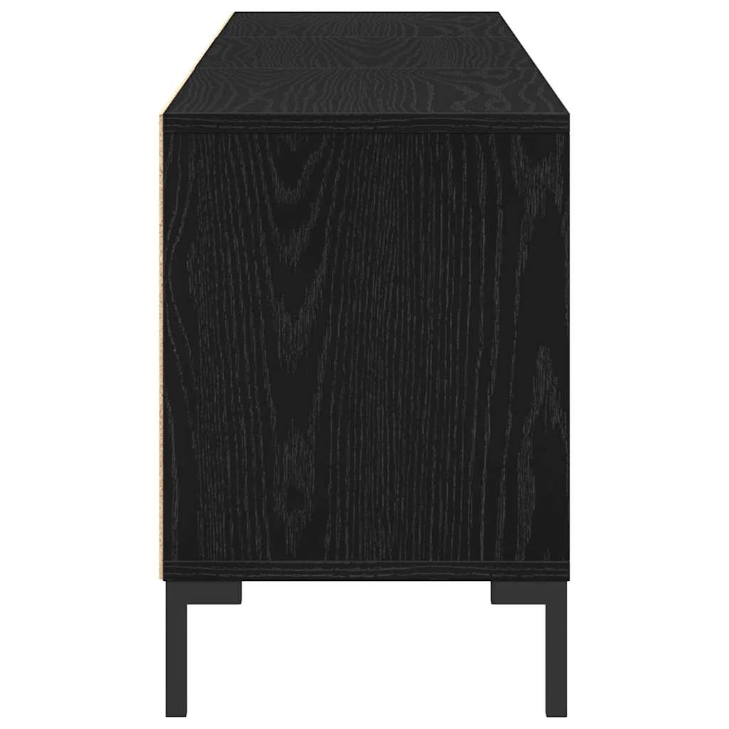 TV Cabinet Black Oak 150 x 30 x 44.5 cm