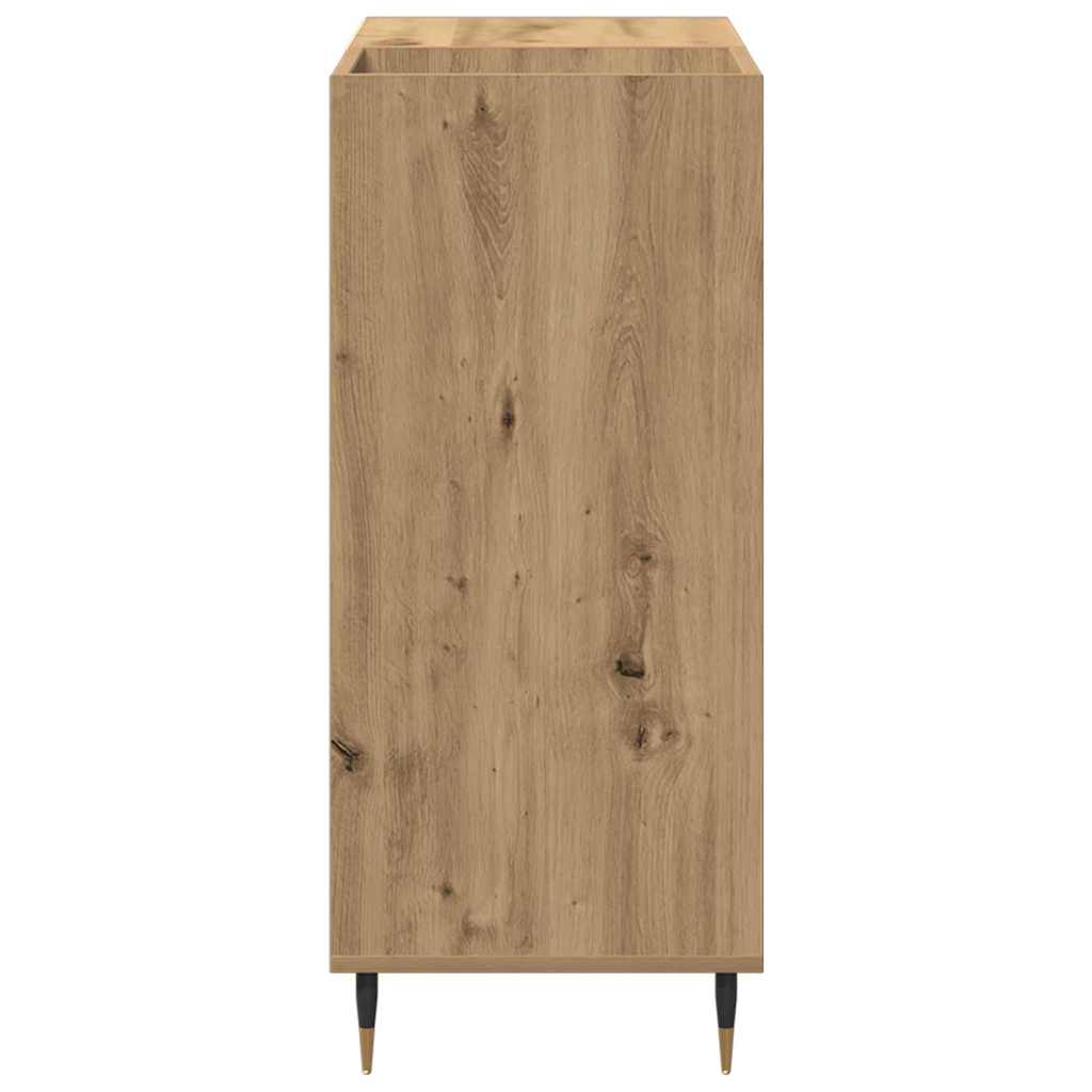 Plokštelių spintelė su lentyna artisano ąžuolo 85 x 38 x 89 cm