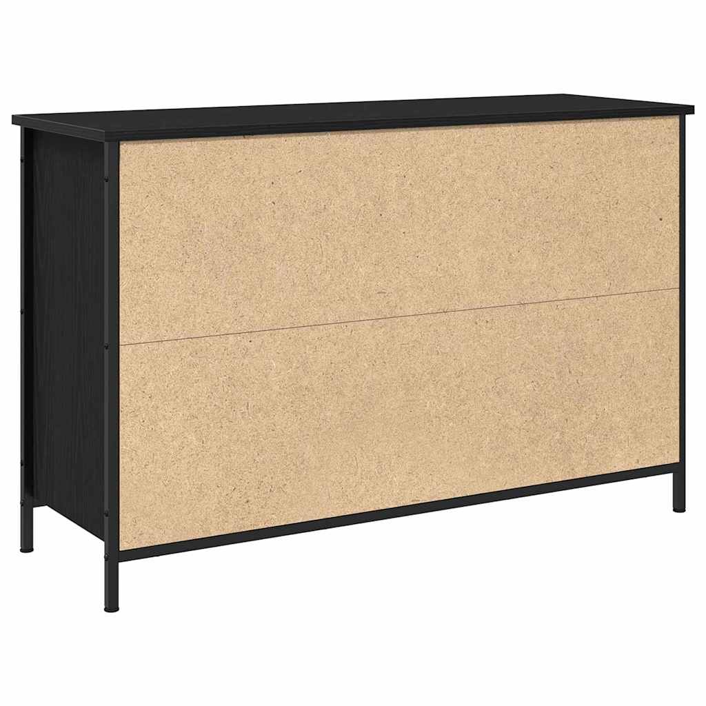 Televizoriaus spintelė juoda ąžuolo 101 x 35 x 65 cm