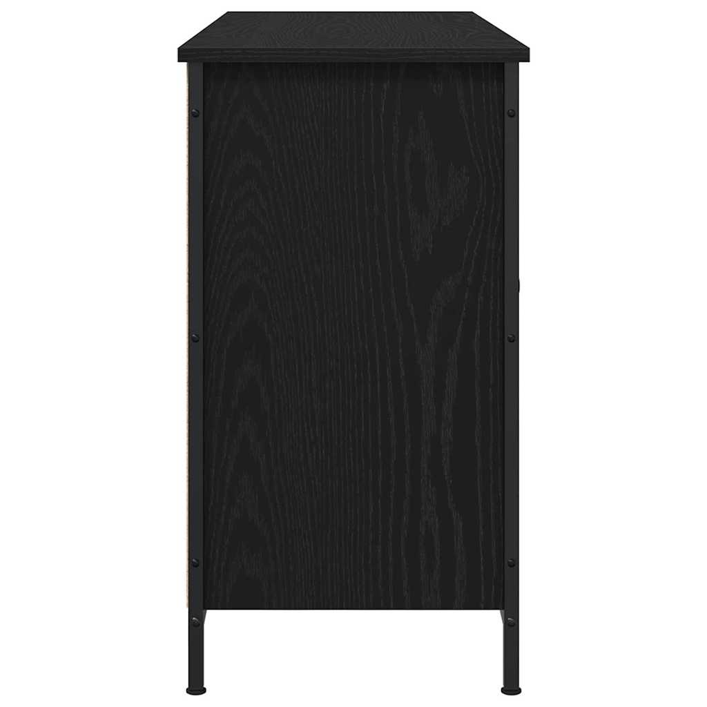 Televizoriaus spintelė juoda ąžuolo 101 x 35 x 65 cm