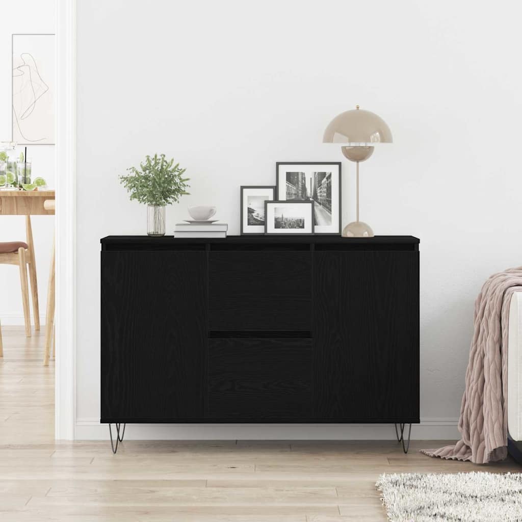 Kabala black oak 101.5 x 35 x 70 cm Engineered wood