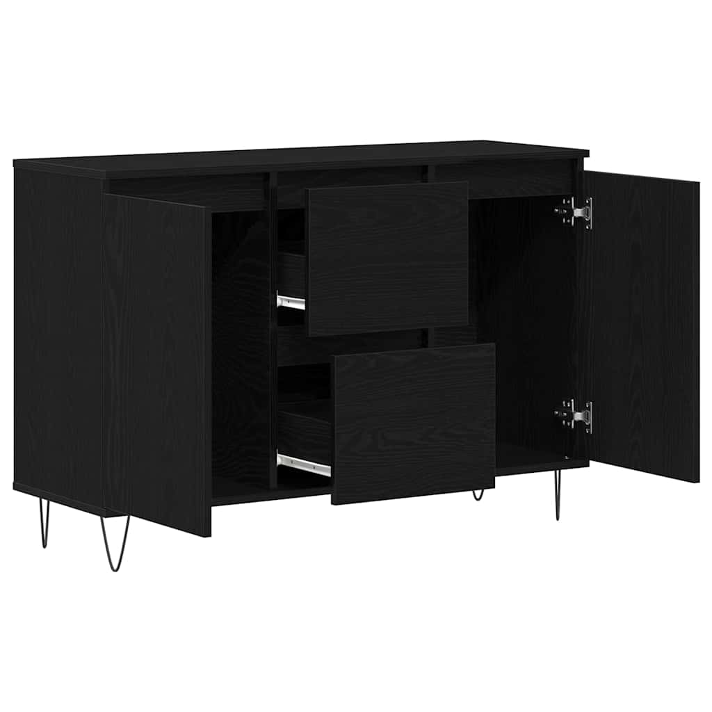 Kabala black oak 101.5 x 35 x 70 cm Engineered wood