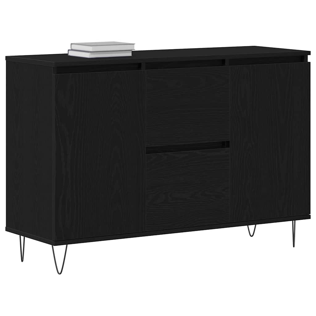 Kabala black oak 101.5 x 35 x 70 cm Engineered wood