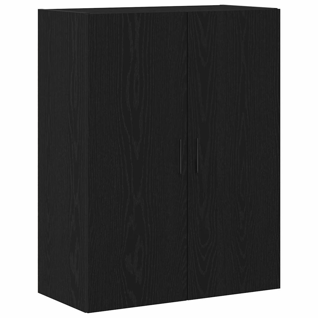Prikabinama spinta juoda ąžuolo 69.5 x 34 x 90 cm