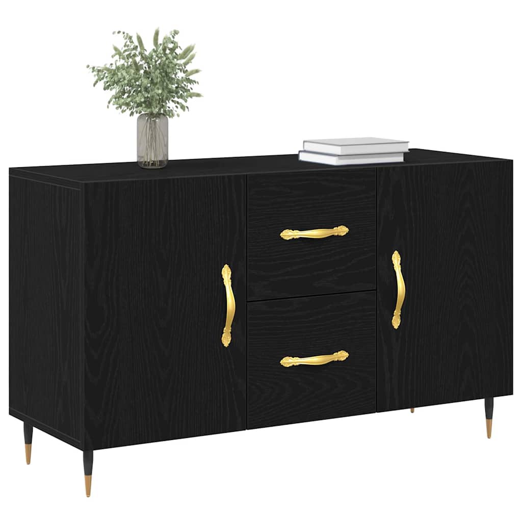 Kabalas juoda ąžuolo 100 x 36 x 60 cm Apdirbta mediena