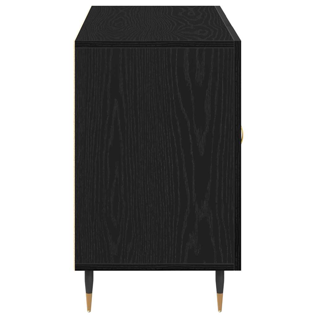 Kabalas juoda ąžuolo 100 x 36 x 60 cm Apdirbta mediena
