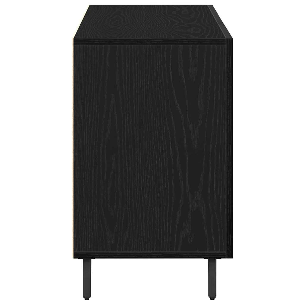 Kabalas juoda ąžuolo 100 x 36 x 60 cm Apdirbta mediena