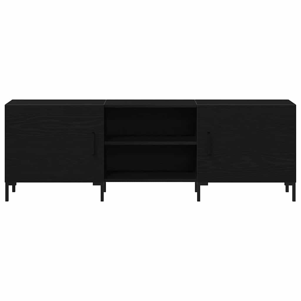 TV cabinet black oak 150 x 30 x 50 cm