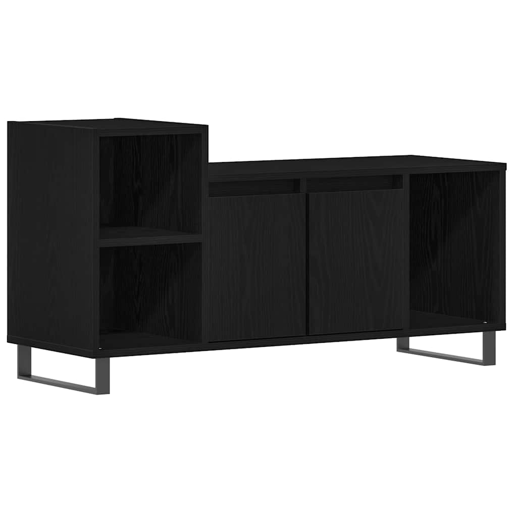 TV spintelių komplektas Juodas ąžuolas 100 x 35 x 55 cm