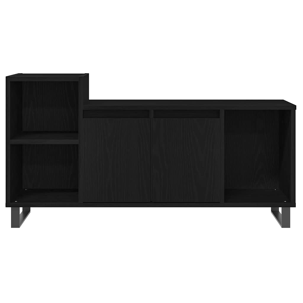 TV spintelių komplektas Juodas ąžuolas 100 x 35 x 55 cm