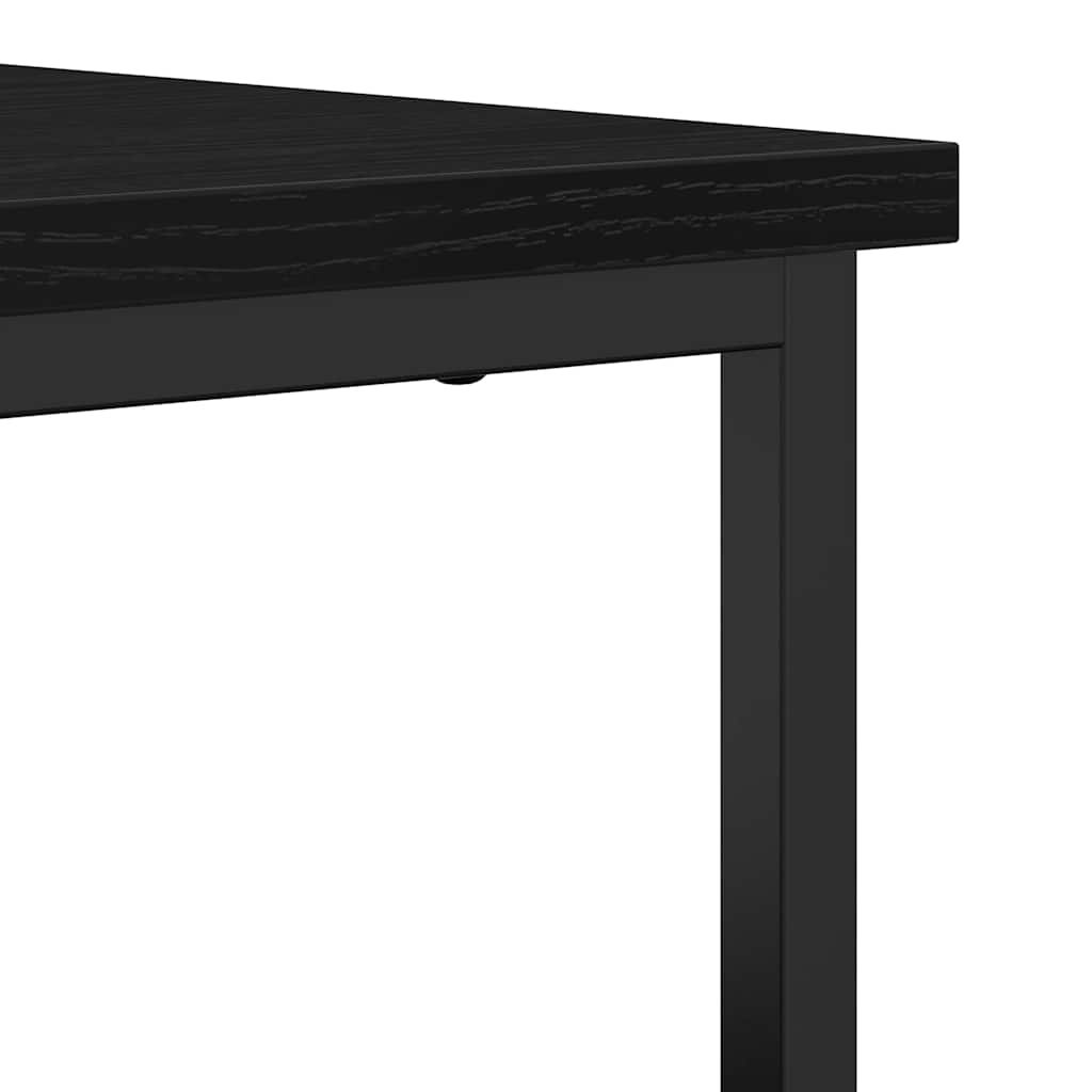 Kabalas juoda ąžuolo 70 x 30 x 80 cm Apdirbta mediena