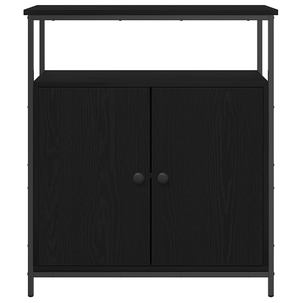 Kabalas juoda ąžuolo 70 x 30 x 80 cm Apdirbta mediena