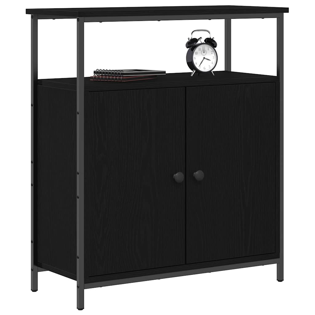 Kabalas juoda ąžuolo 70 x 30 x 80 cm Apdirbta mediena