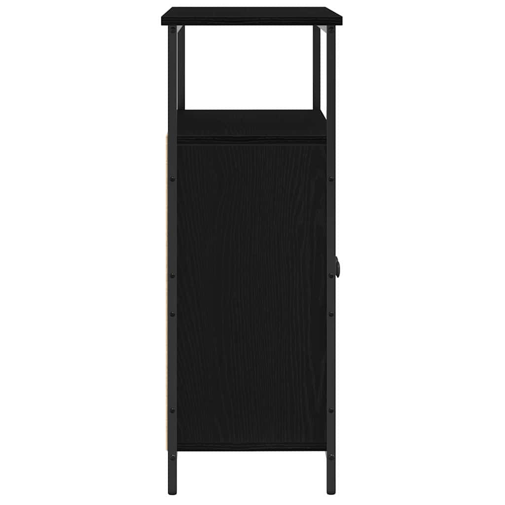Kabalas juoda ąžuolo 70 x 30 x 80 cm Apdirbta mediena