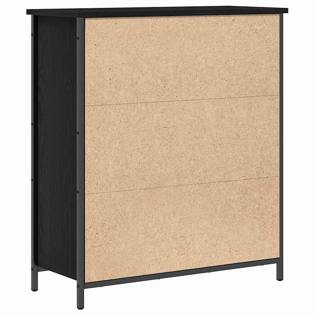 Kabalas juoda ąžuolo 70 x 30 x 80 cm Apdirbta mediena