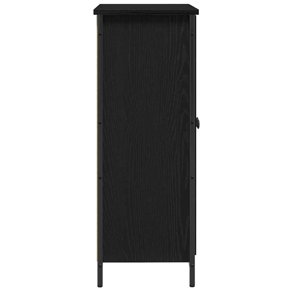 Kabalas juoda ąžuolo 70 x 30 x 80 cm Apdirbta mediena