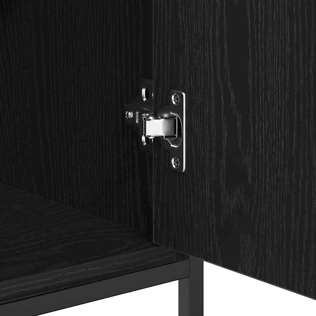 Kabalas juoda ąžuolo 100 x 35 x 80 cm Apdirbta mediena